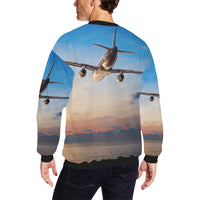 Thumbnail for HOODIE - 57 Men's Oversized Fleece Crew Sweatshirt e-joyer