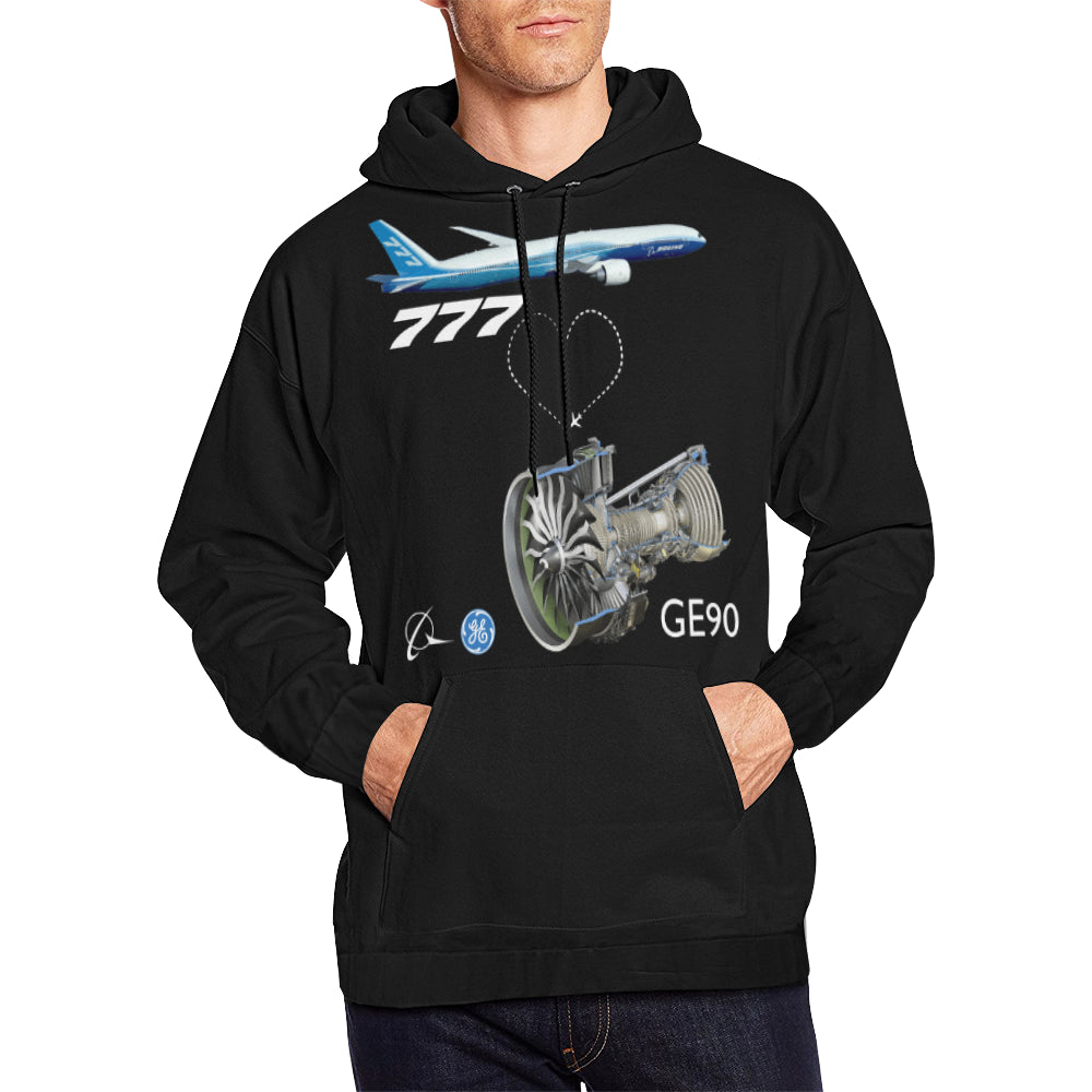 BOEING 777 All Over Print Hoodie jacket e-joyer