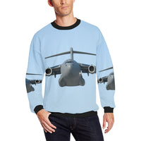 Thumbnail for HOODIE - 56 Men's Oversized Fleece Crew Sweatshirt e-joyer