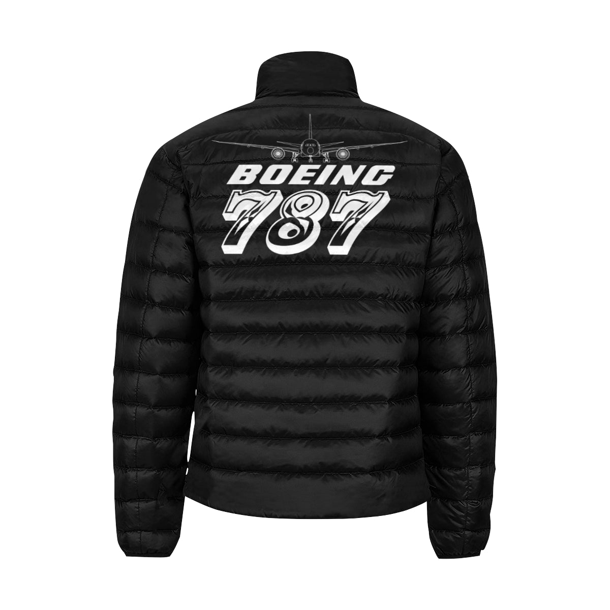 BOEING 787 Men's Stand Collar Padded Jacket e-joyer