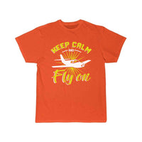 Thumbnail for keep calm and fly on pilo T-SHIRT THE AV8R