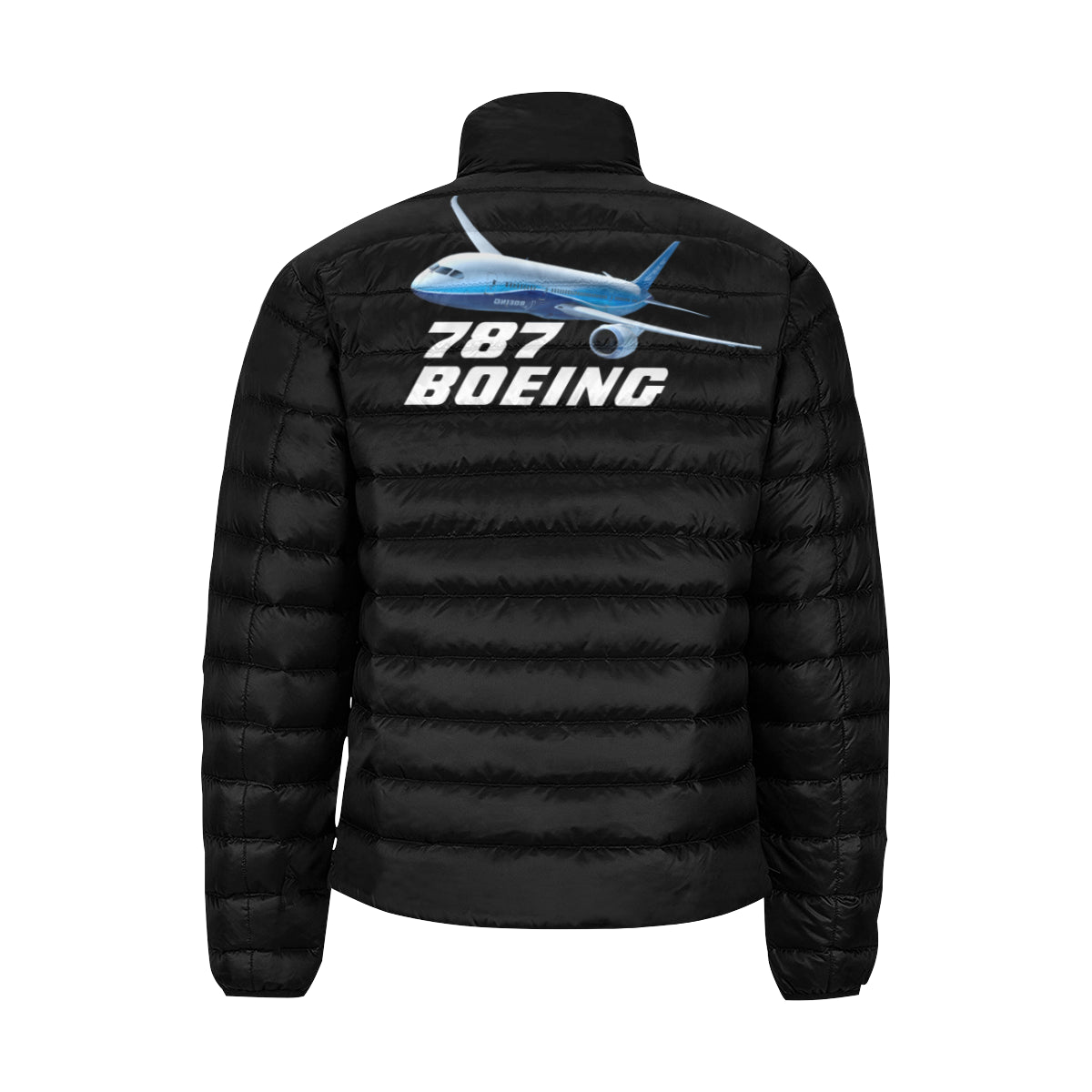 BOEING - 787 Men's Stand Collar Padded Jacket e-joyer