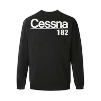 Thumbnail for Cessna 182 Men's Oversized Fleece Crew Sweatshirt e-joyer