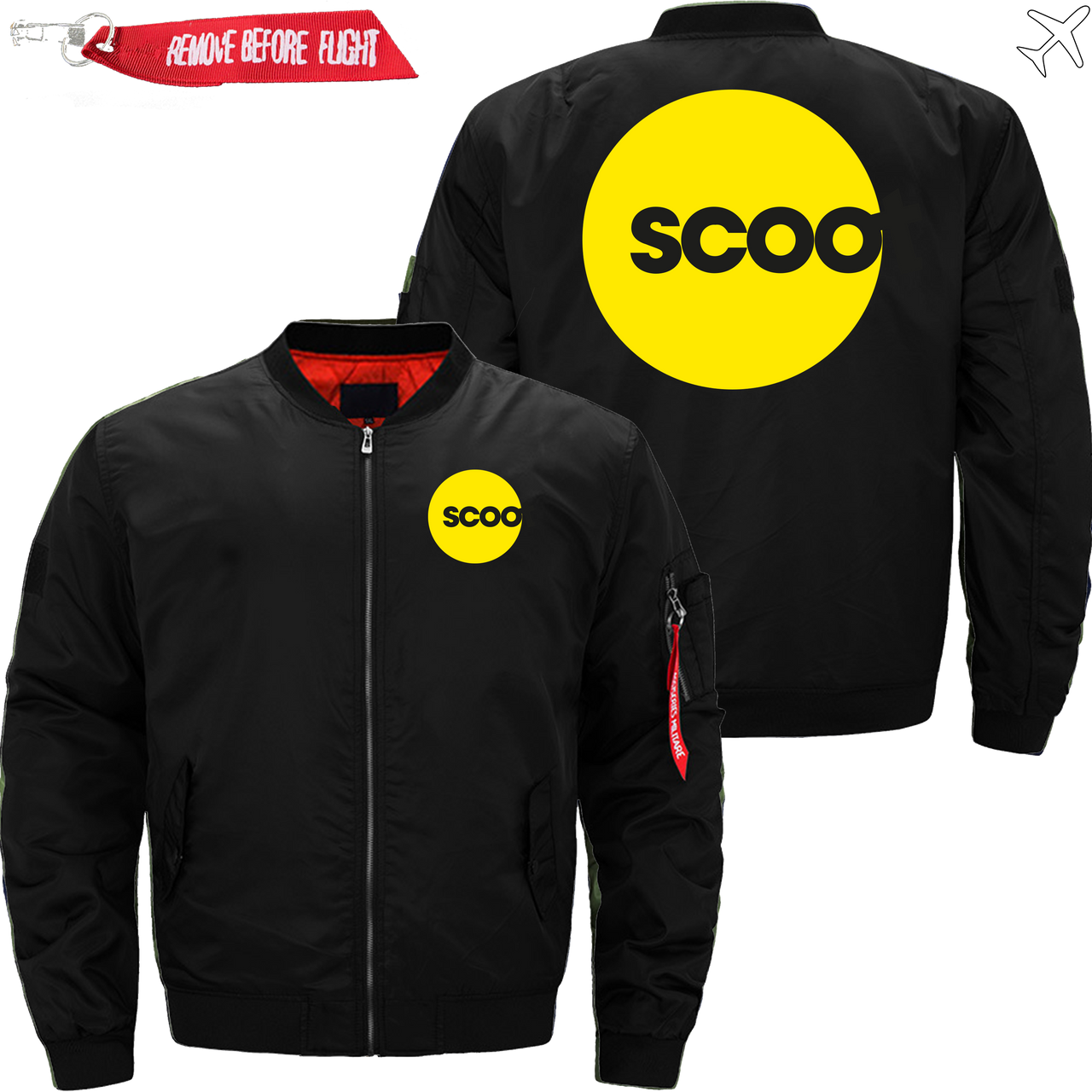 SCOOT AIRLINE JACKET MA1 BOMBER