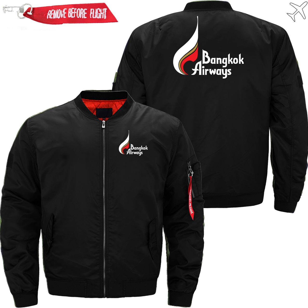 BANGKOK AIRLINES MA1 JACKET THE AV8R