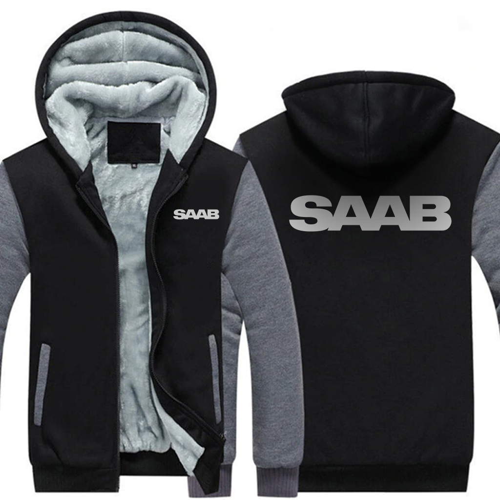 SAAB  AUTOMOBILE  FLEECE SWEATSHIRT