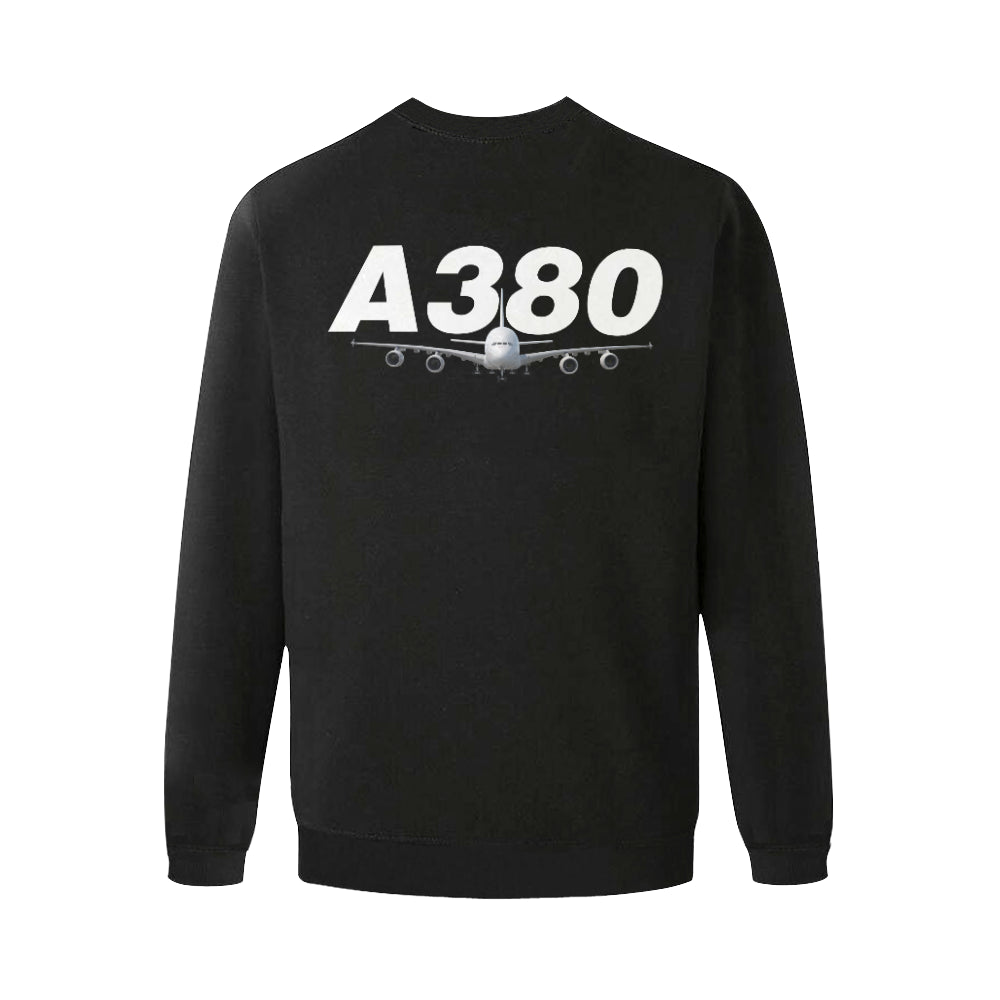 AIRBUS 380 Men's Oversized Fleece Crew Sweatshirt e-joyer