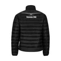 Thumbnail for CESSNA 206 Men's Stand Collar Padded Jacket e-joyer