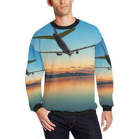 Thumbnail for HOODIE - 110 Men's Oversized Fleece Crew Sweatshirt e-joyer