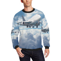 Thumbnail for HOODIE - 52 Men's Oversized Fleece Crew Sweatshirt e-joyer