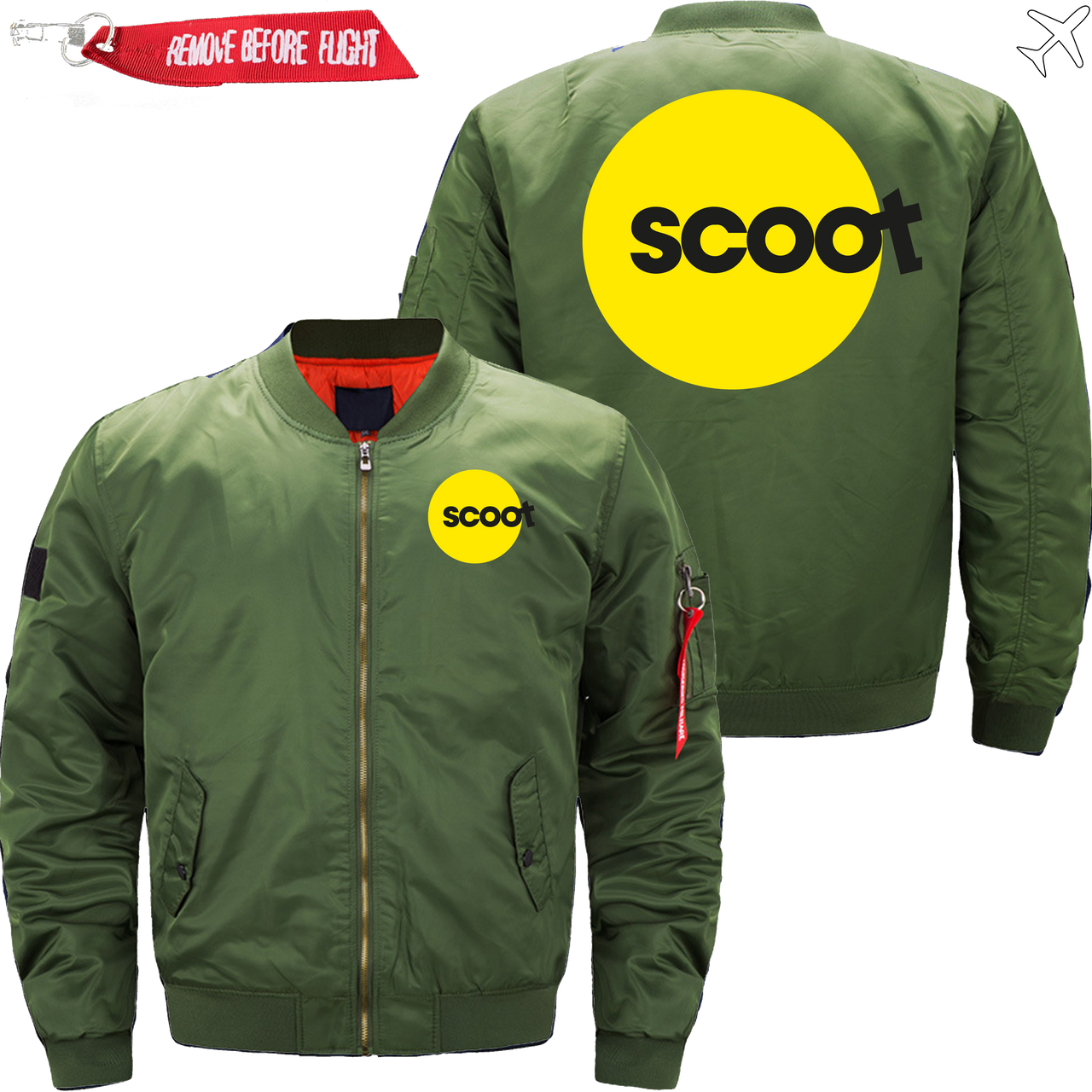 SCOOT AIRLINE JACKET MA1 BOMBER