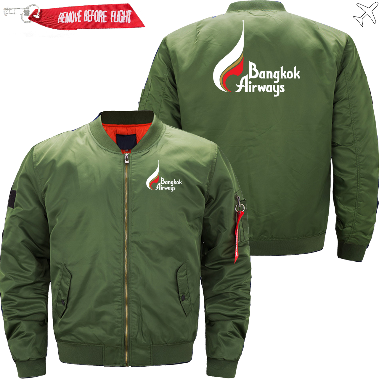 BANGKOK AIRLINES MA1 JACKET THE AV8R