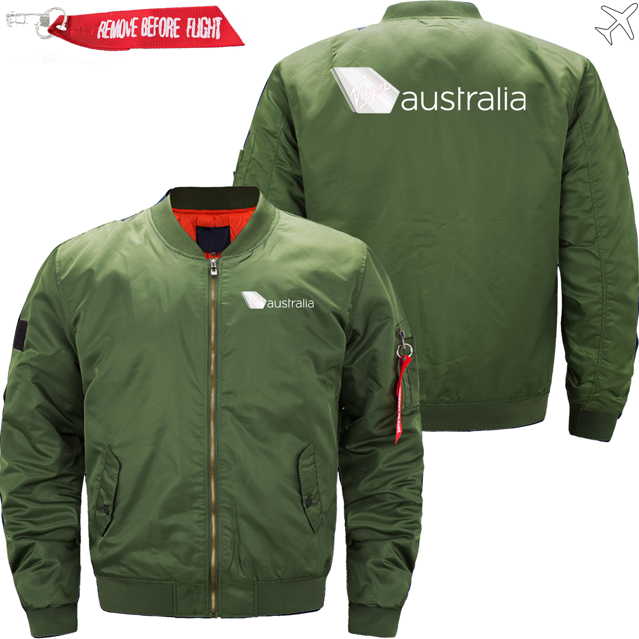 AUSTRALIA AIRLINES MA1 JACKET THE AV8R