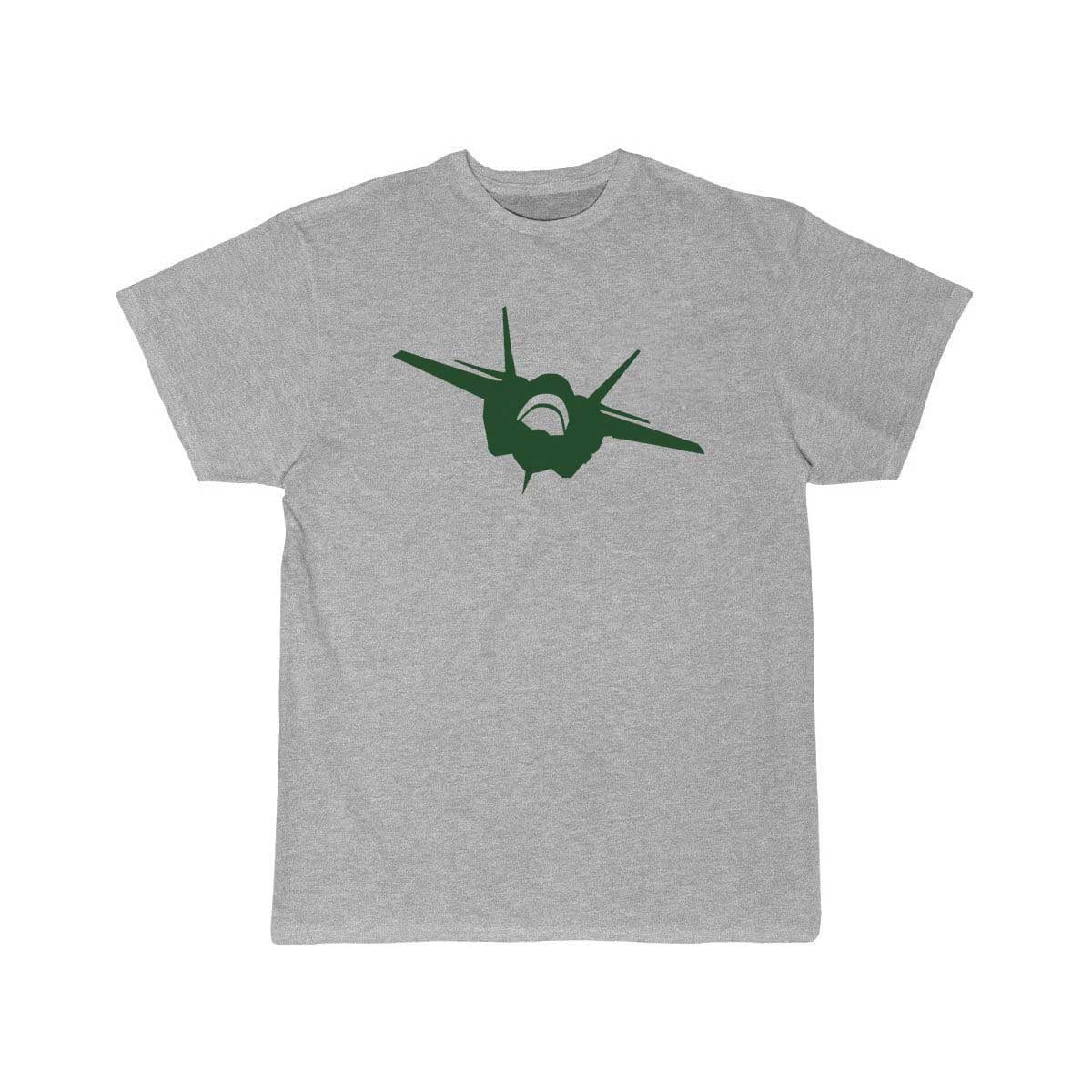 Fighter Jet (Front View) Silhouette T Shirt THE AV8R