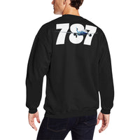 Thumbnail for BOEING 787 Men's Oversized Fleece Crew Sweatshirt e-joyer