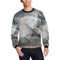 Thumbnail for HOODIE - 85 Men's Oversized Fleece Crew Sweatshirt e-joyer