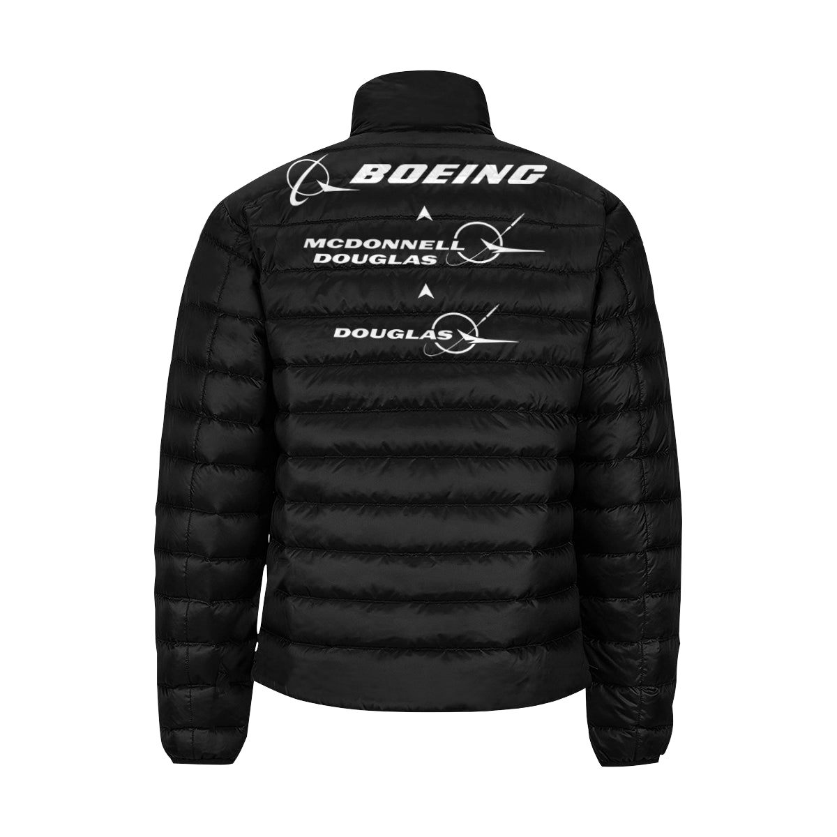 BOEING MCDONNELL Men's Stand Collar Padded Jacket e-joyer