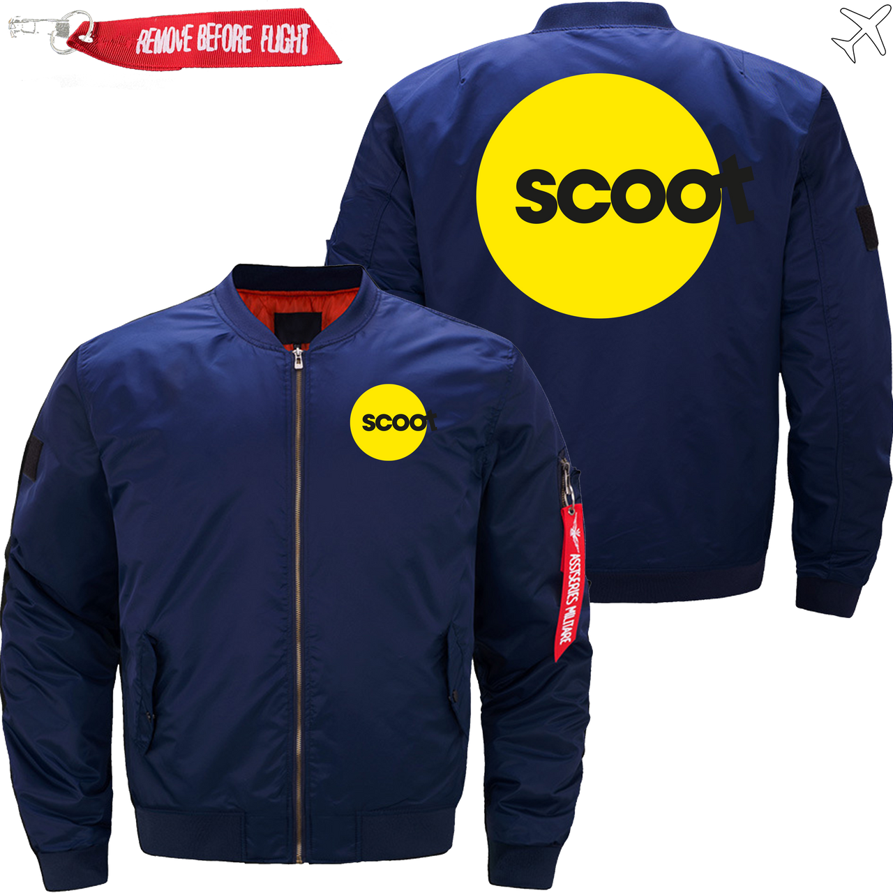 SCOOT AIRLINE JACKET MA1 BOMBER