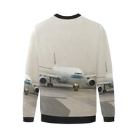 Thumbnail for HOODIE - 87 Men's Oversized Fleece Crew Sweatshirt e-joyer