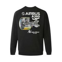 Thumbnail for AIRBUS 380 Men's Oversized Fleece Crew Sweatshirt e-joyer