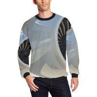 Thumbnail for HOODIE - 81 Men's Oversized Fleece Crew Sweatshirt e-joyer