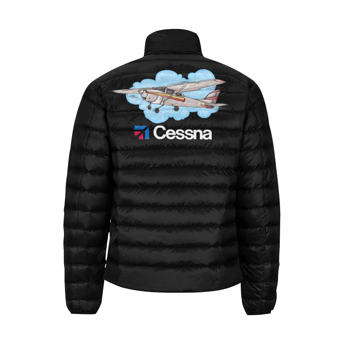 CESSNA Men's Stand Collar Padded Jacket e-joyer