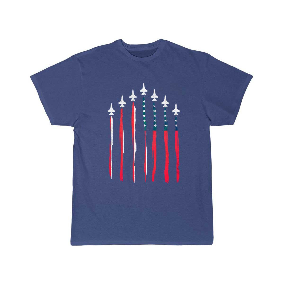 American Flag USA Airplane Jet Fighter T-SHIRT THE AV8R