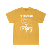 Thumbnail for Airplane Pilot I'd Rather Be Flying Prop Airplane T-SHIRT THE AV8R