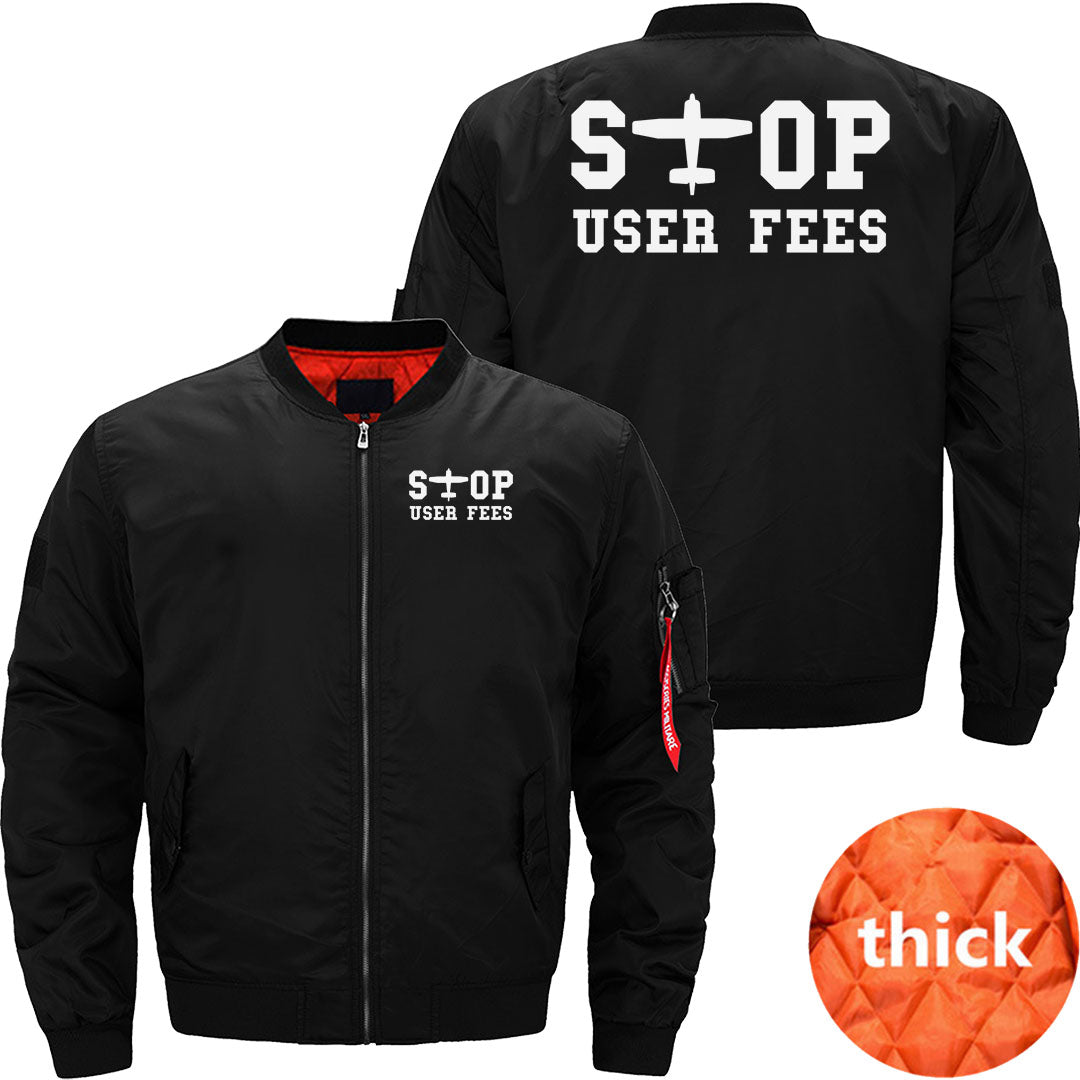 Stop User Fees JACKET THE AV8R