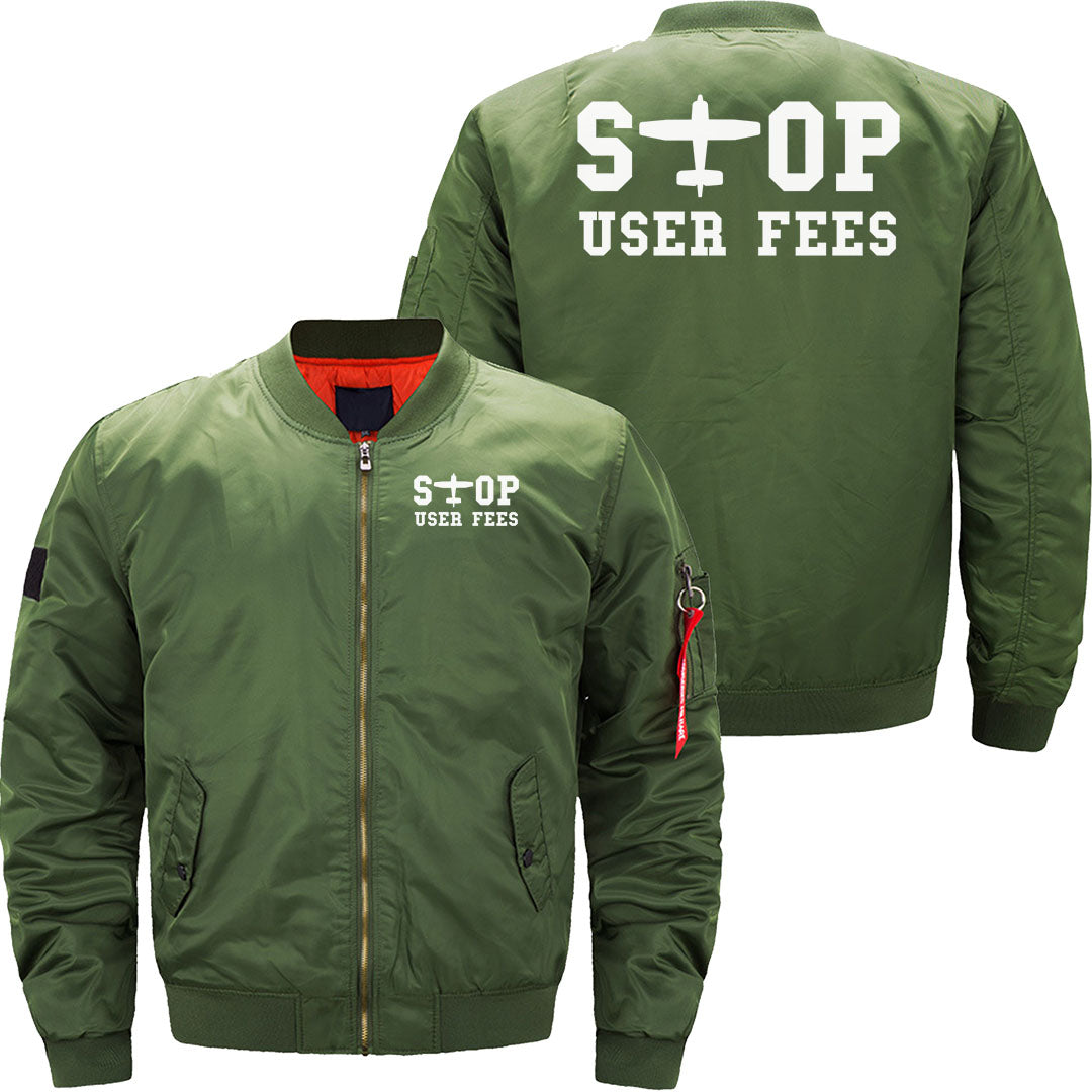 Stop User Fees JACKET THE AV8R