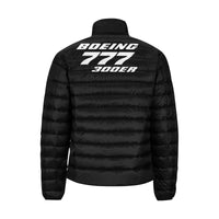 Thumbnail for BOEING 777 Men's Stand Collar Padded Jacket e-joyer