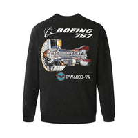 Thumbnail for BOEING 767 Men's Oversized Fleece Crew Sweatshirt e-joyer