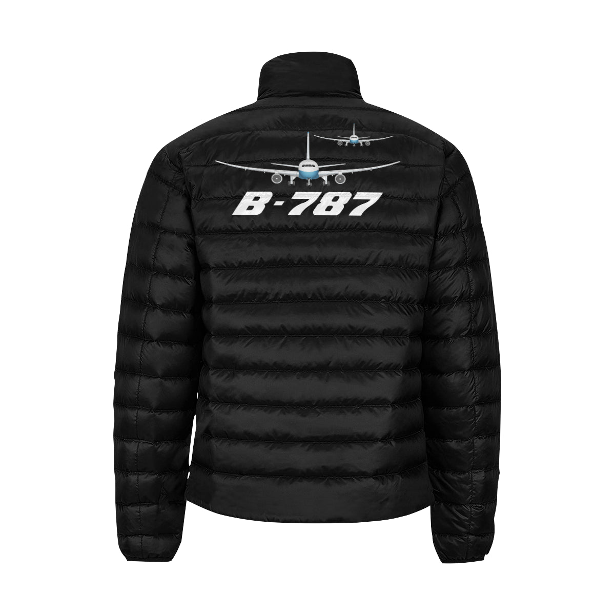 BOEING - 787 Men's Stand Collar Padded Jacket e-joyer