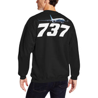 Thumbnail for BOEING 737 Men's Oversized Fleece Crew Sweatshirt e-joyer