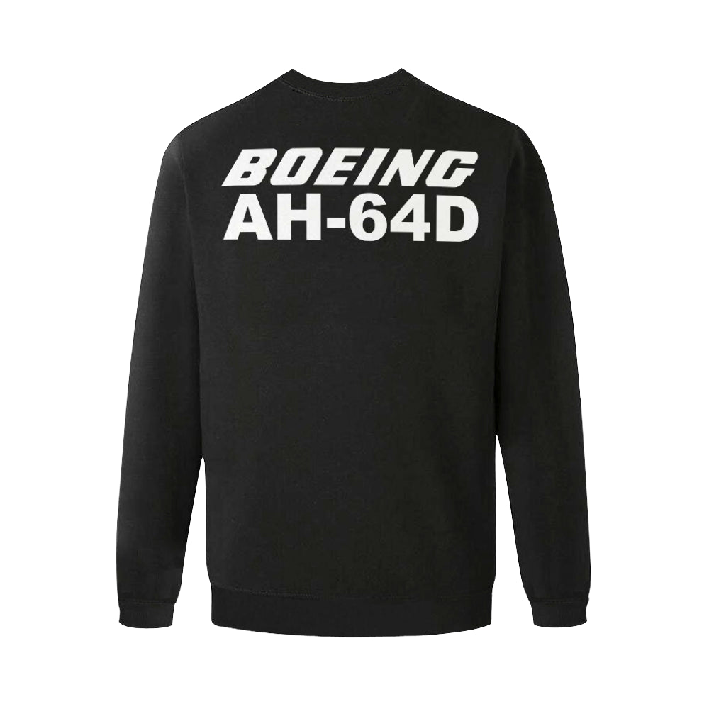 BOEING AH 64D Men's Oversized Fleece Crew Sweatshirt e-joyer