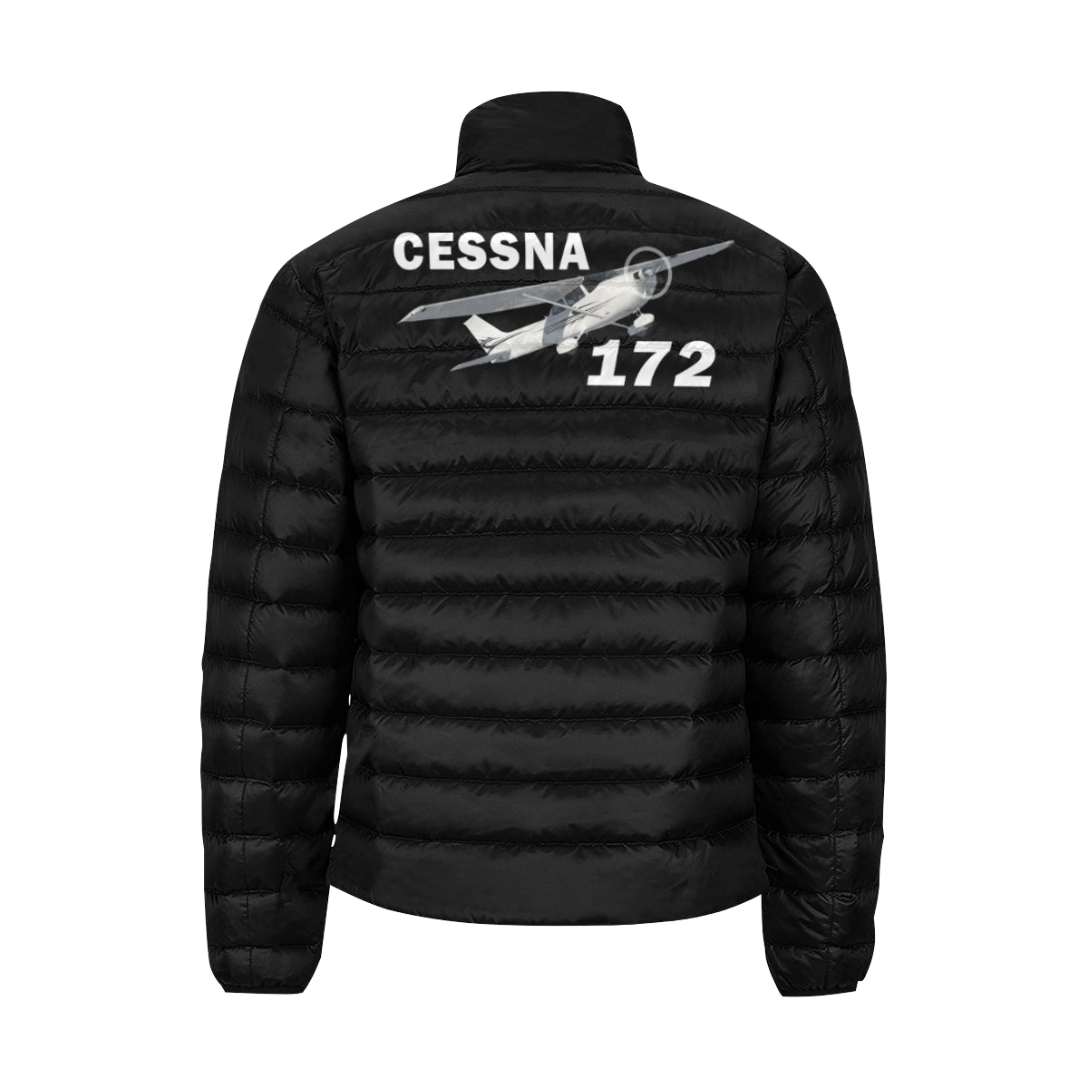 CESSNA 172 Men's Stand Collar Padded Jacket e-joyer