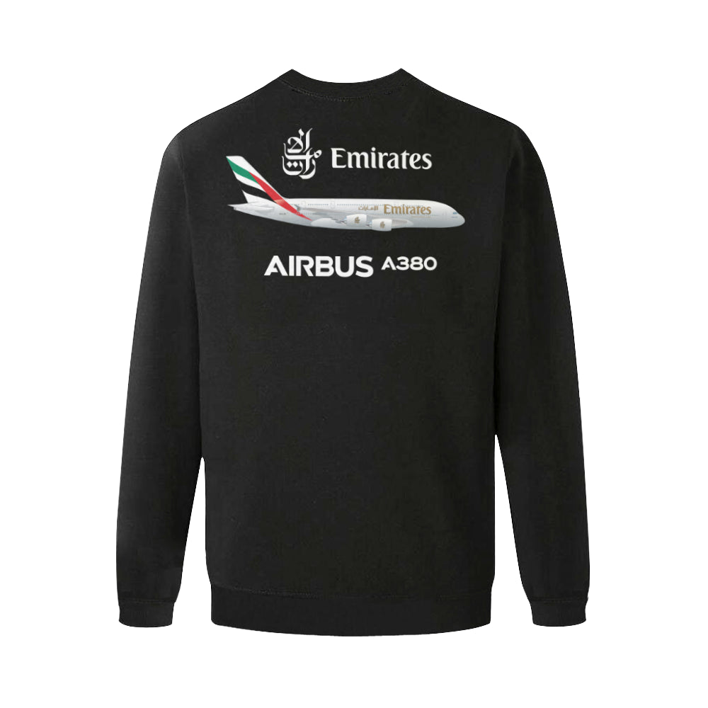 AIRBUS 380 Men's Oversized Fleece Crew Sweatshirt e-joyer