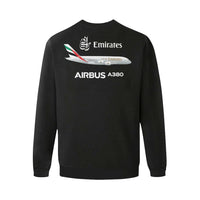 Thumbnail for AIRBUS 380 Men's Oversized Fleece Crew Sweatshirt e-joyer