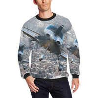 Thumbnail for HOODIE - 101 Men's Oversized Fleece Crew Sweatshirt e-joyer