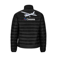 Thumbnail for CESSNA Men's Stand Collar Padded Jacket e-joyer