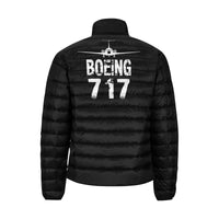 Thumbnail for BOEING 717 Men's Stand Collar Padded Jacket e-joyer