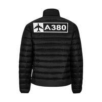 Thumbnail for Airbus A380 Men's Stand Collar Padded Jacket e-joyer