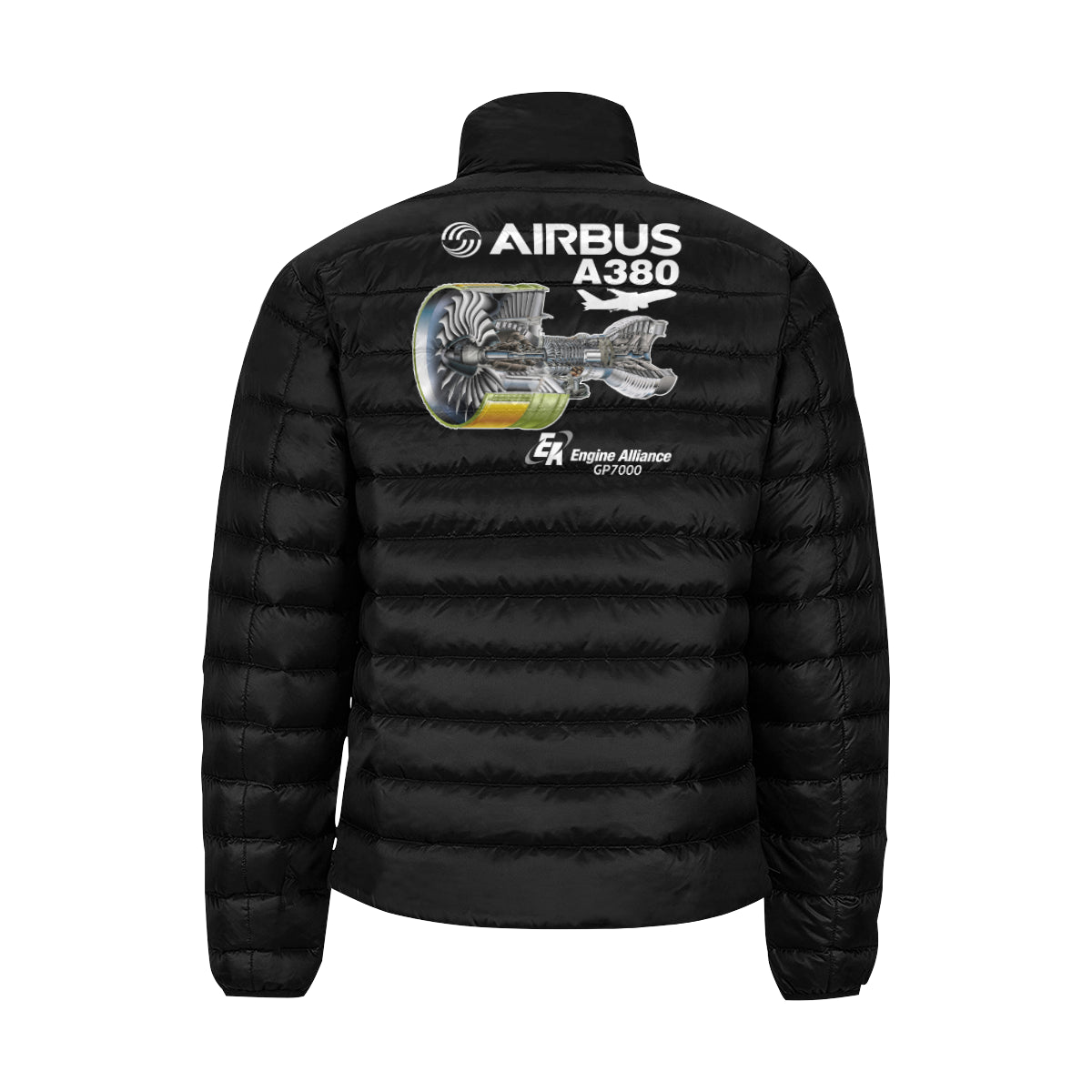 AIRBUS 380 Men's Stand Collar Padded Jacket e-joyer