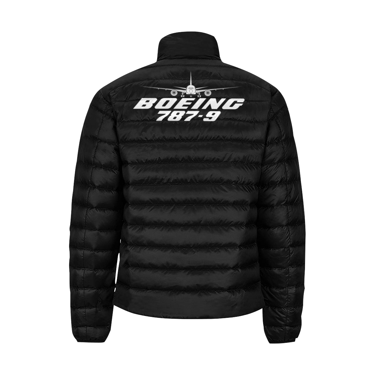 BOEING 787-9 Men's Stand Collar Padded Jacket e-joyer