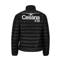 Thumbnail for Cessna 172 Men's Stand Collar Padded Jacket e-joyer