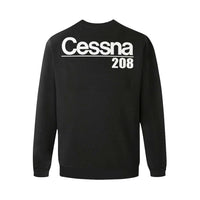 Thumbnail for Cessna 208 Men's Oversized Fleece Crew Sweatshirt e-joyer