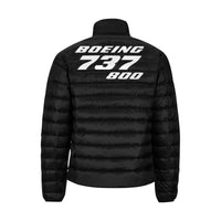 Thumbnail for BOEING 737 Men's Stand Collar Padded Jacket e-joyer