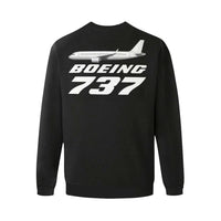 Thumbnail for BOEING 737 Men's Oversized Fleece Crew Sweatshirt e-joyer