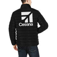 Thumbnail for CESSNA Men's Stand Collar Padded Jacket e-joyer