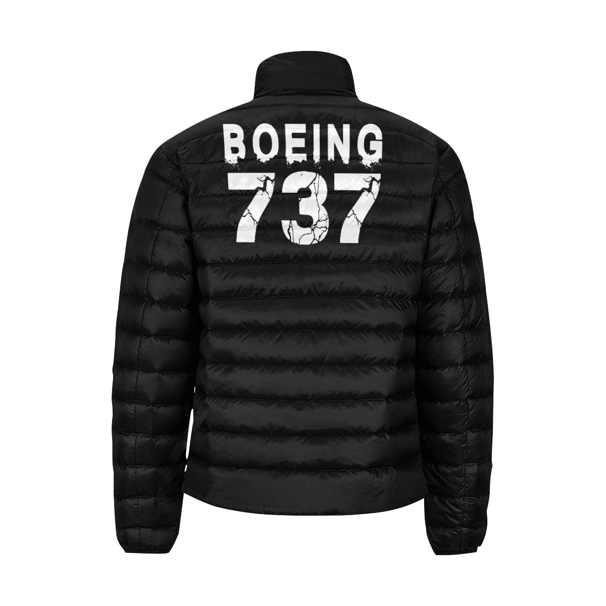 BOEING 737 Men's Stand Collar Padded Jacket e-joyer